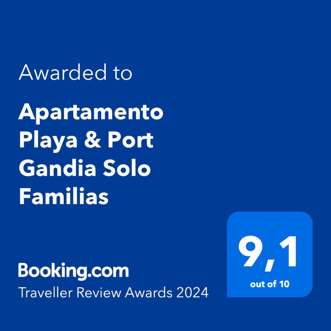 Apartamento Playa&Port Gandia Solo Familias Bagian luar foto
